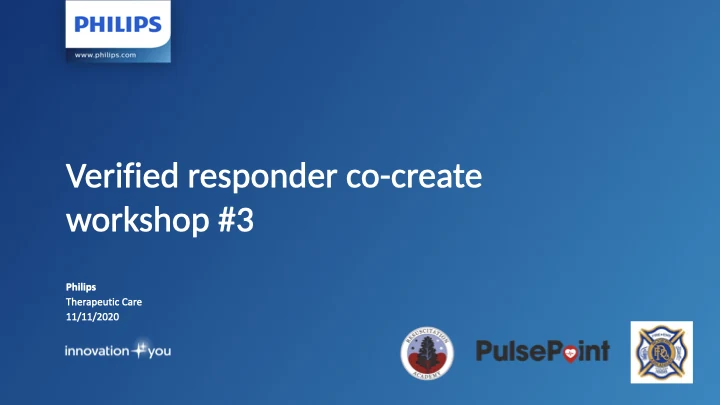 Responder-community co-creation sessions and working artifacts