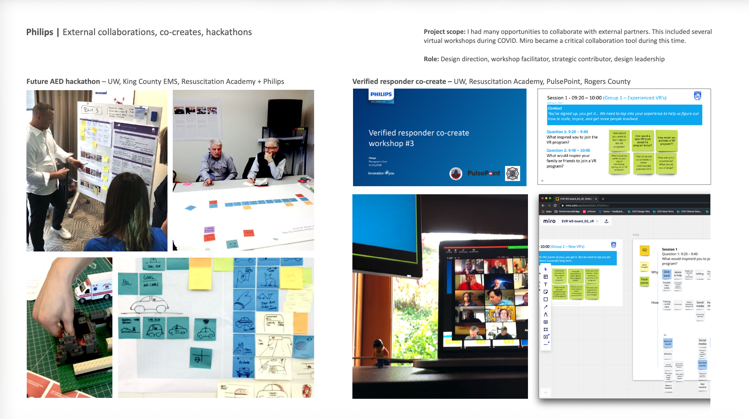 Co-creation workshops with responder-community partners